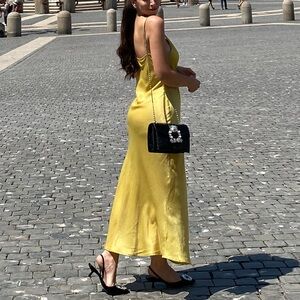 Zara Yellow Maxi Dress